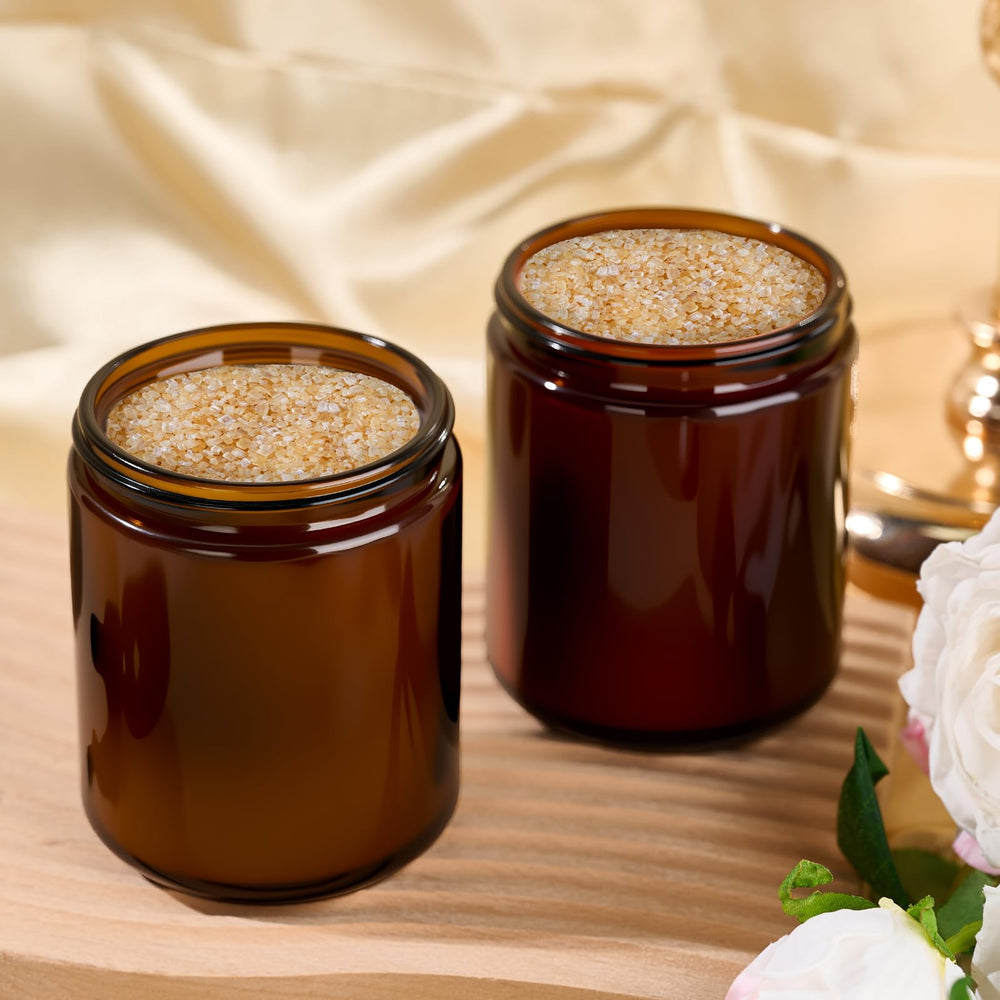 11 Hoa Kinh amber glass provides UV protection for sensitive contents.