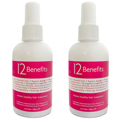 12 Benefits Instant Healthy Hair Treatment bottle-front — instant shine and frizz control.