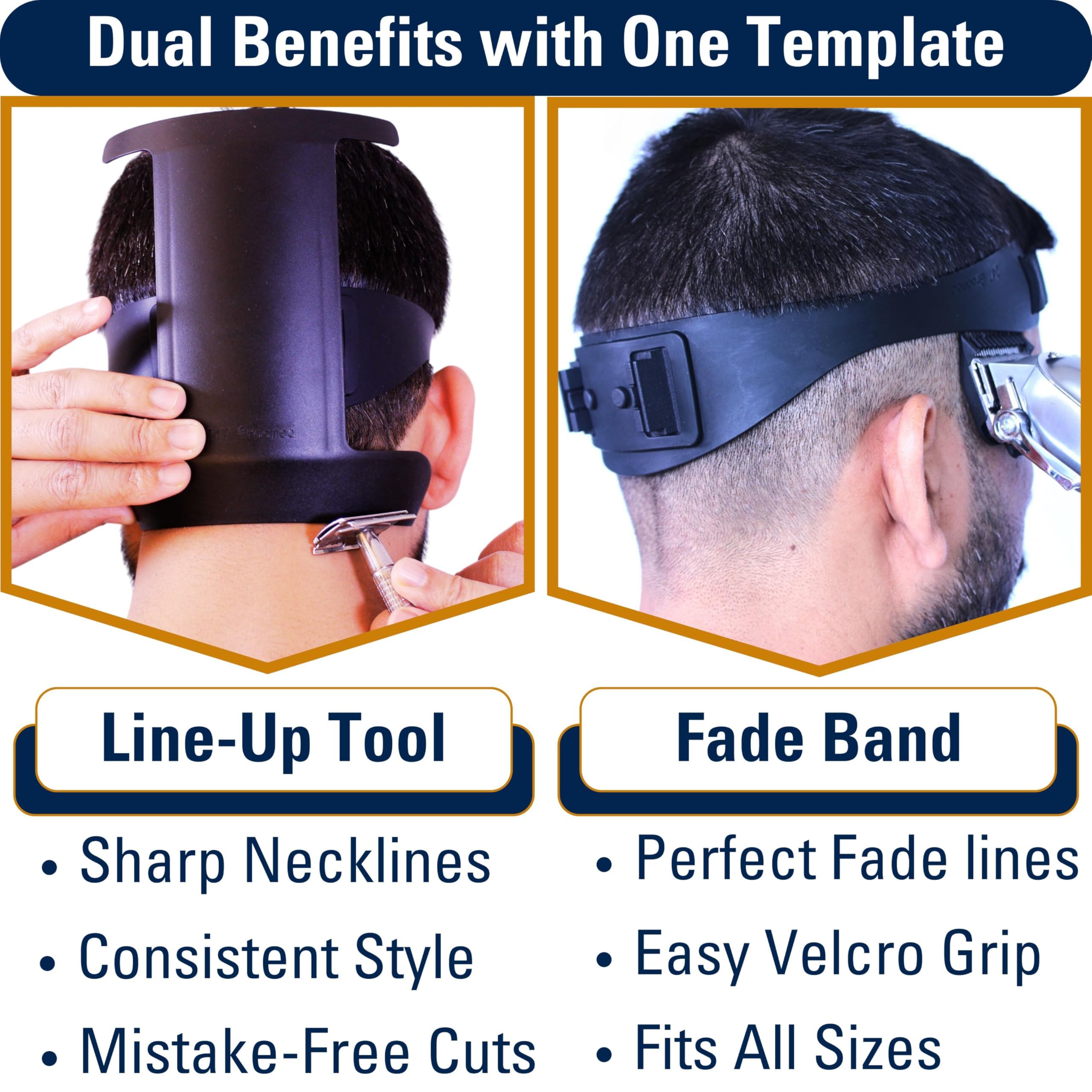 247 Groomed self-cut kit fade guide helps you craft a precise fade.
