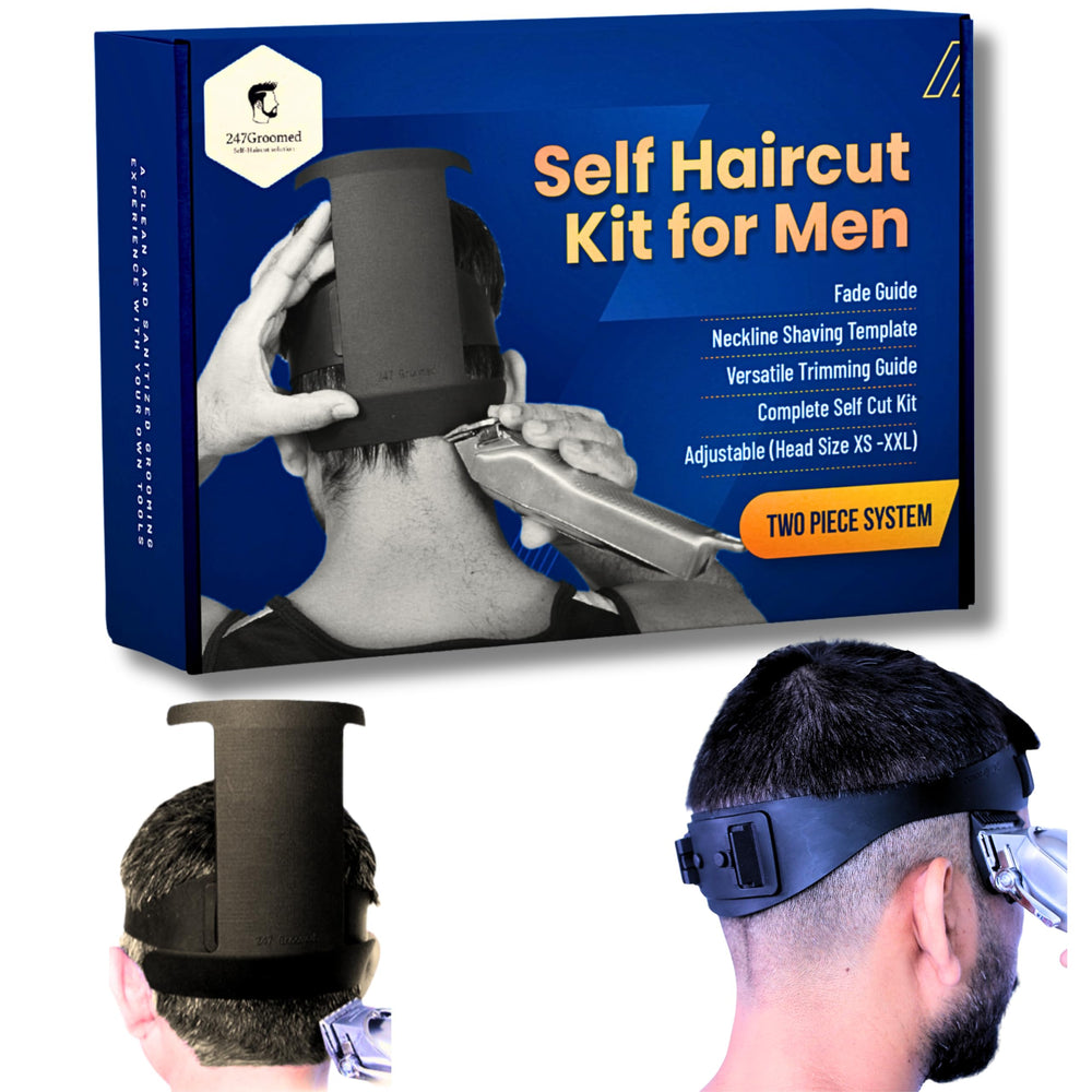 247 Groomed self-cut kit neck line template for straight, clean edges.