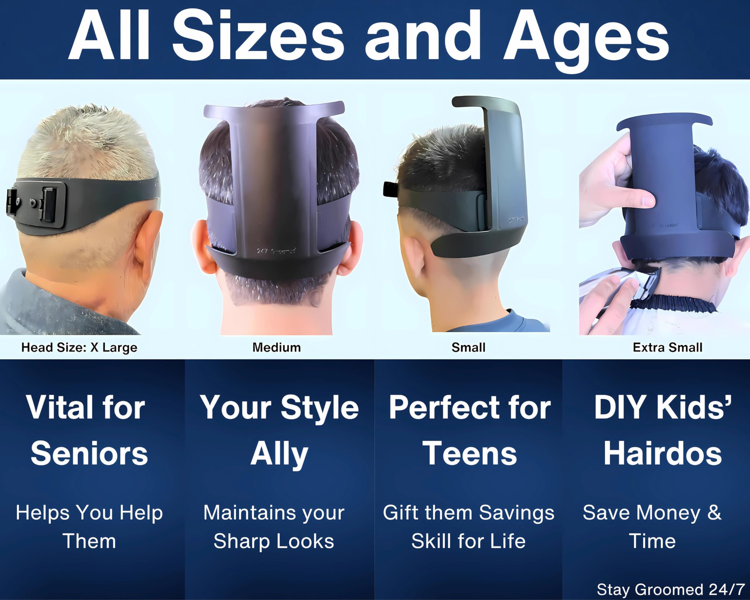 247 Groomed self-cut kit step-by-step precision guidance for practice.