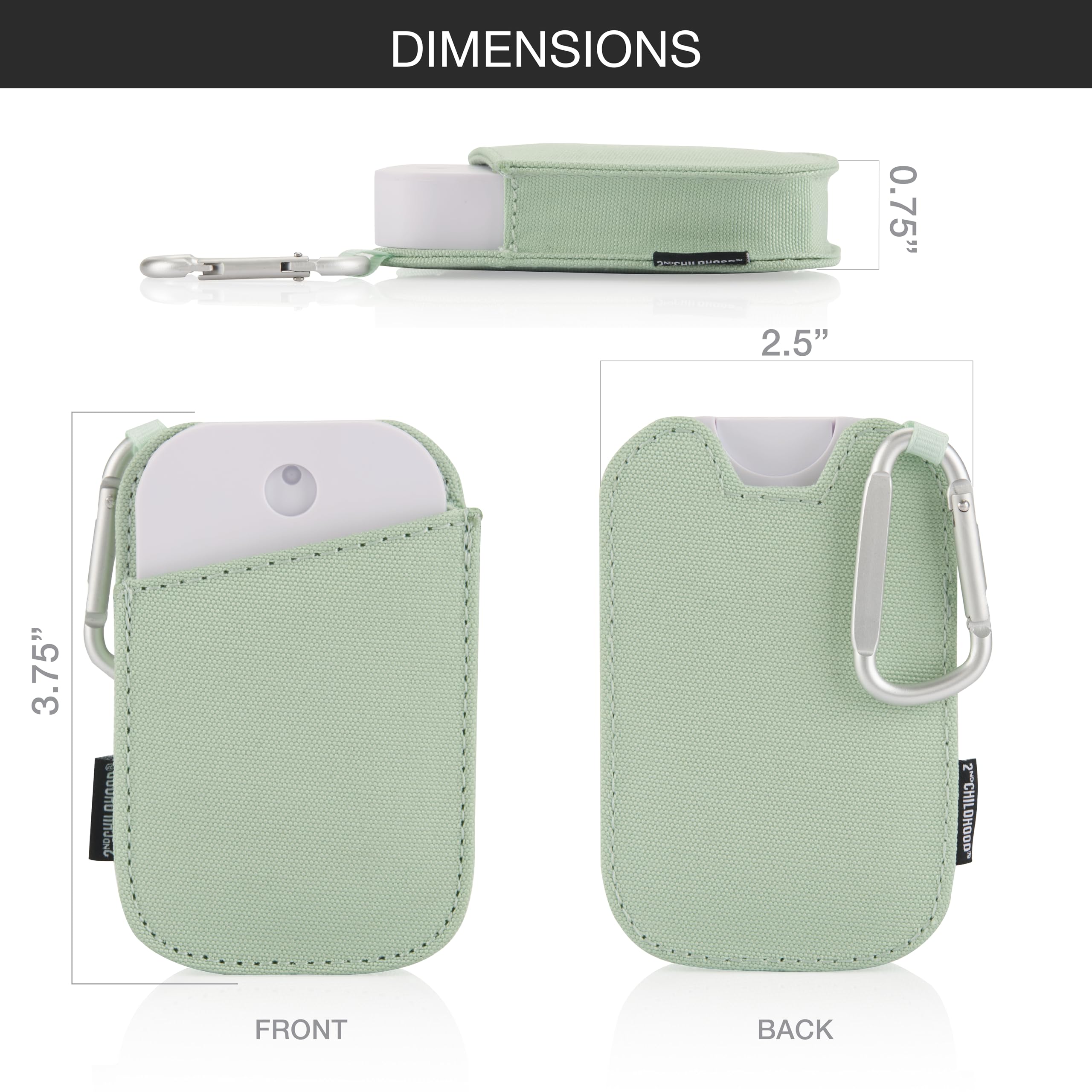 2nd Childhood stylish clip enhances bags and outfits as an accessory.
