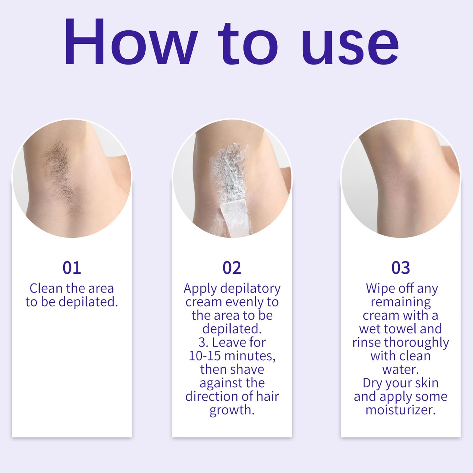 2pcs gentle body hair removal cream smooth-skin-result suggests lasting softness