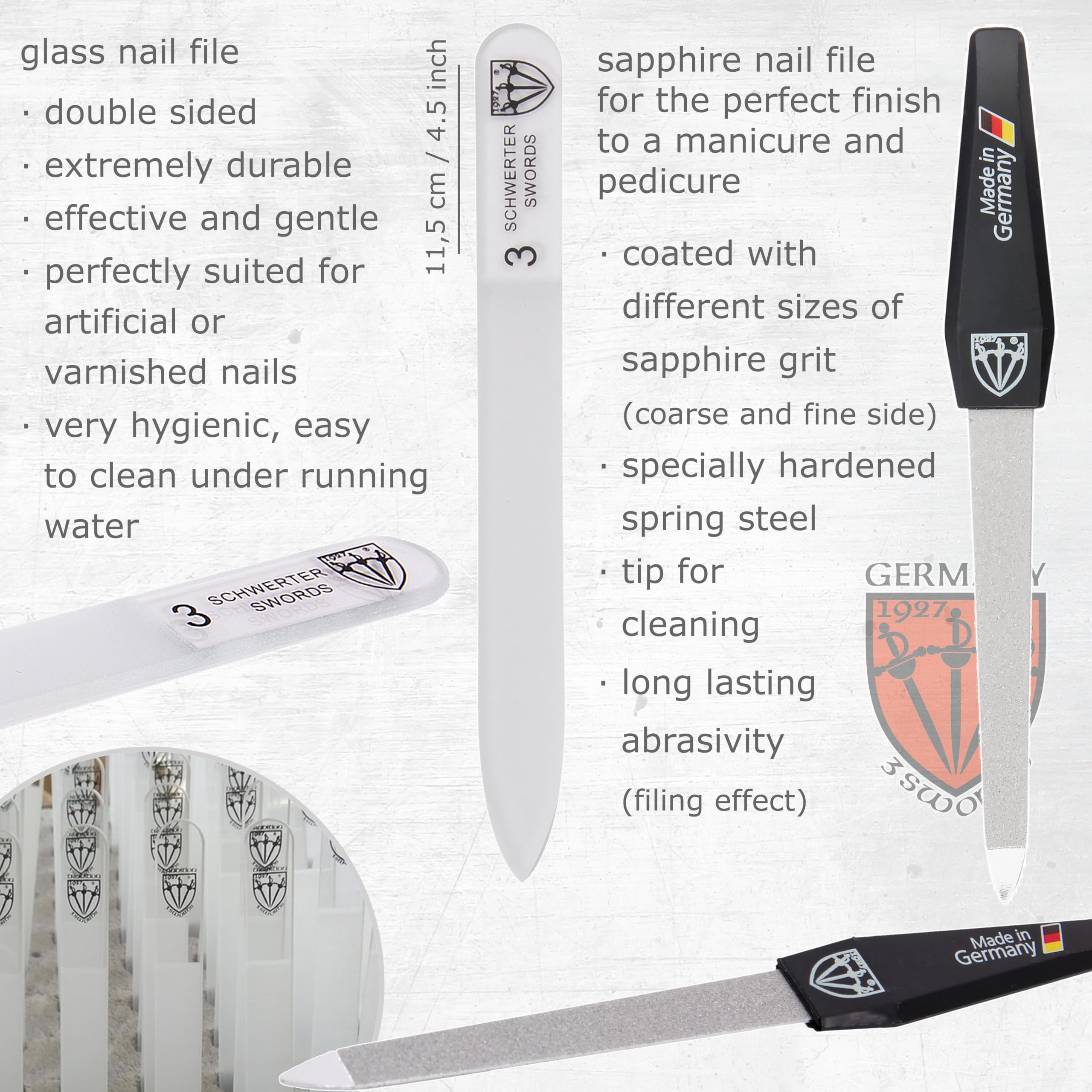 3 Swords Germany cuticle scissors close-up for precise trimming and cuticle care.