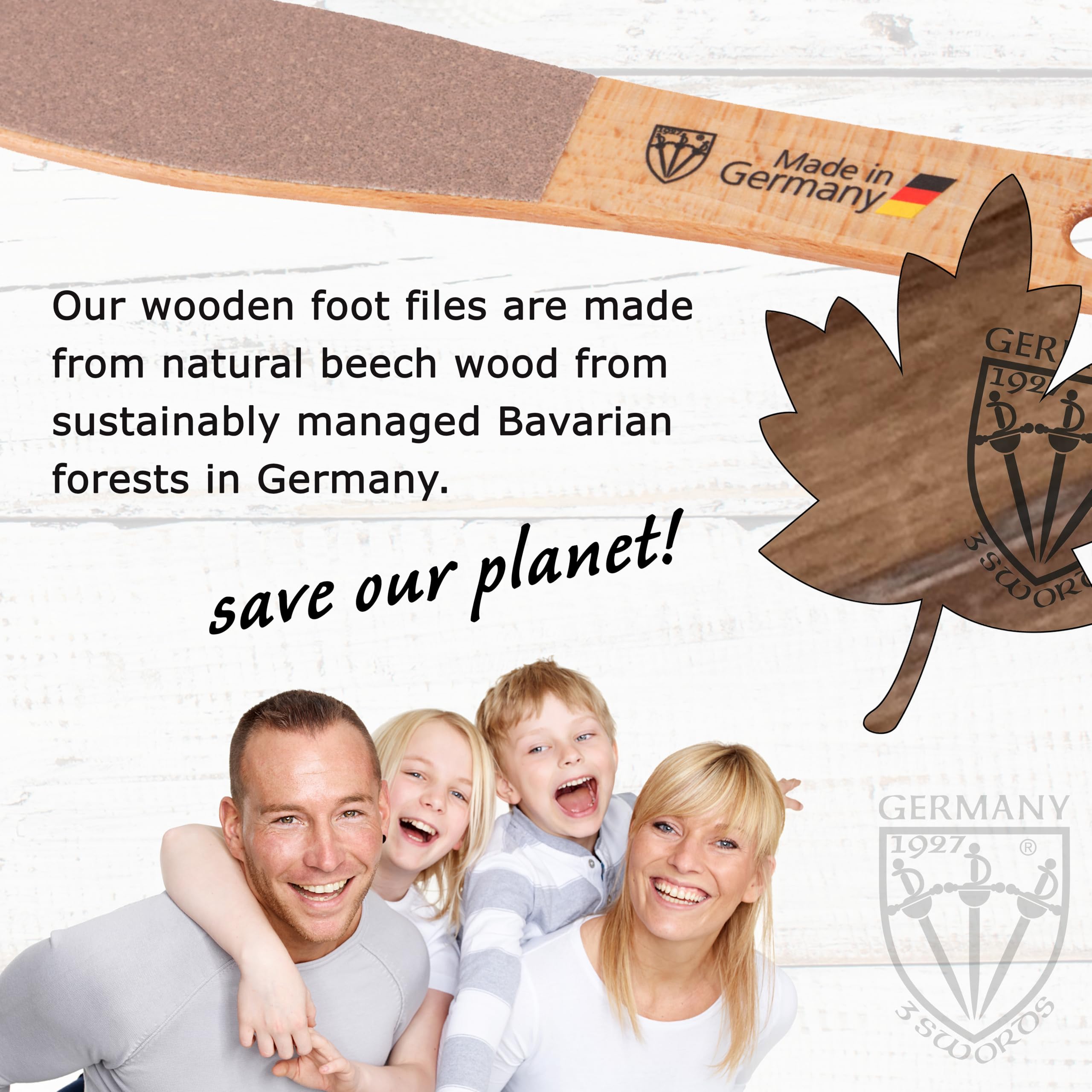 3 Swords Germany foot file dry-use for best results.