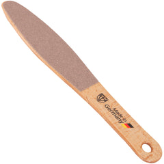 3 Swords Germany foot file full view with two-sided grit for callus removal.