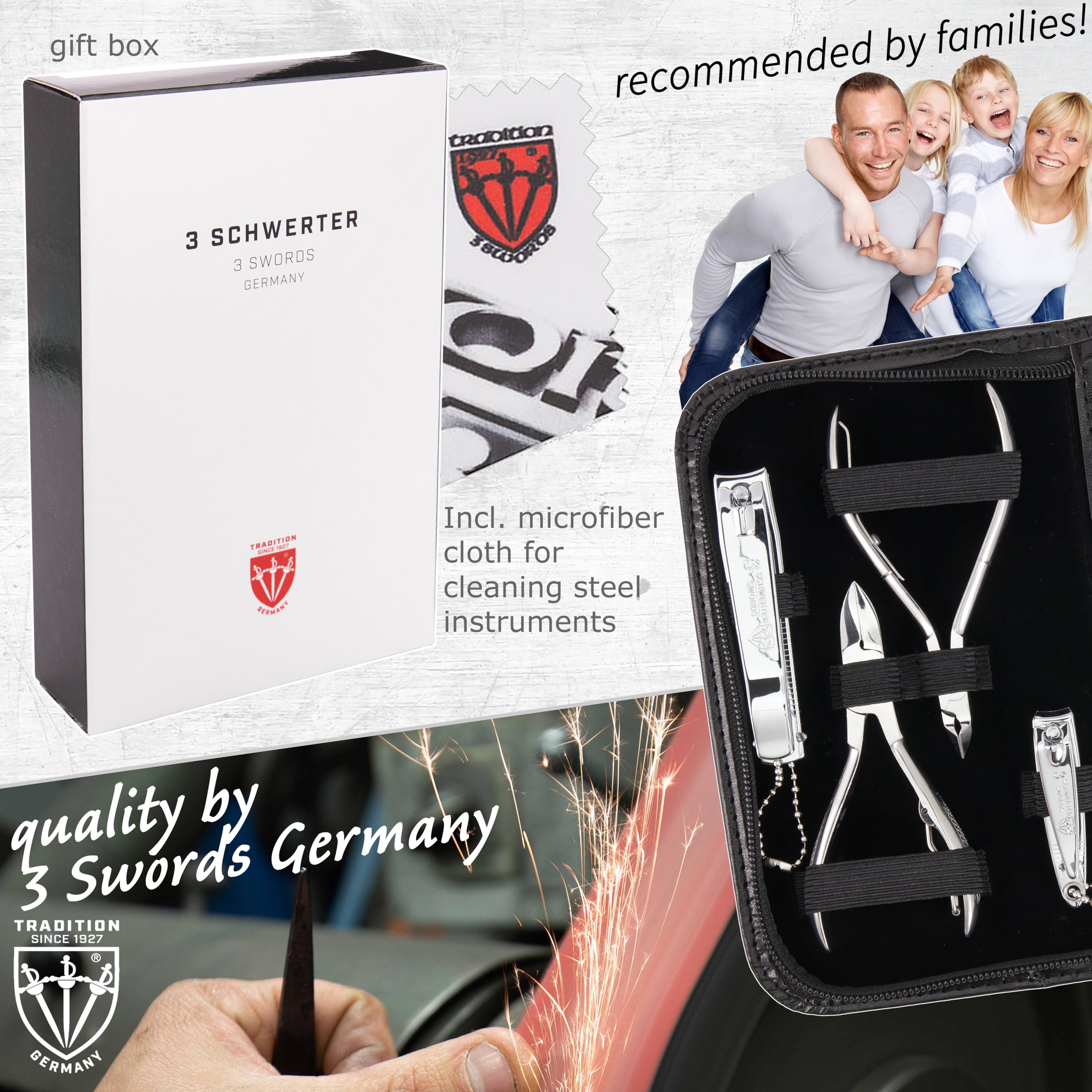 3 Swords Germany gift box packaging exuding luxury and gift-ready presentation.