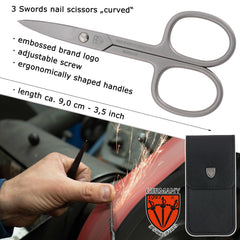3 Swords Germany blade-detail image highlights smooth cutting action.