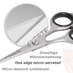 3 Swords Germany nose scissors micro-serration for secure grip on hair