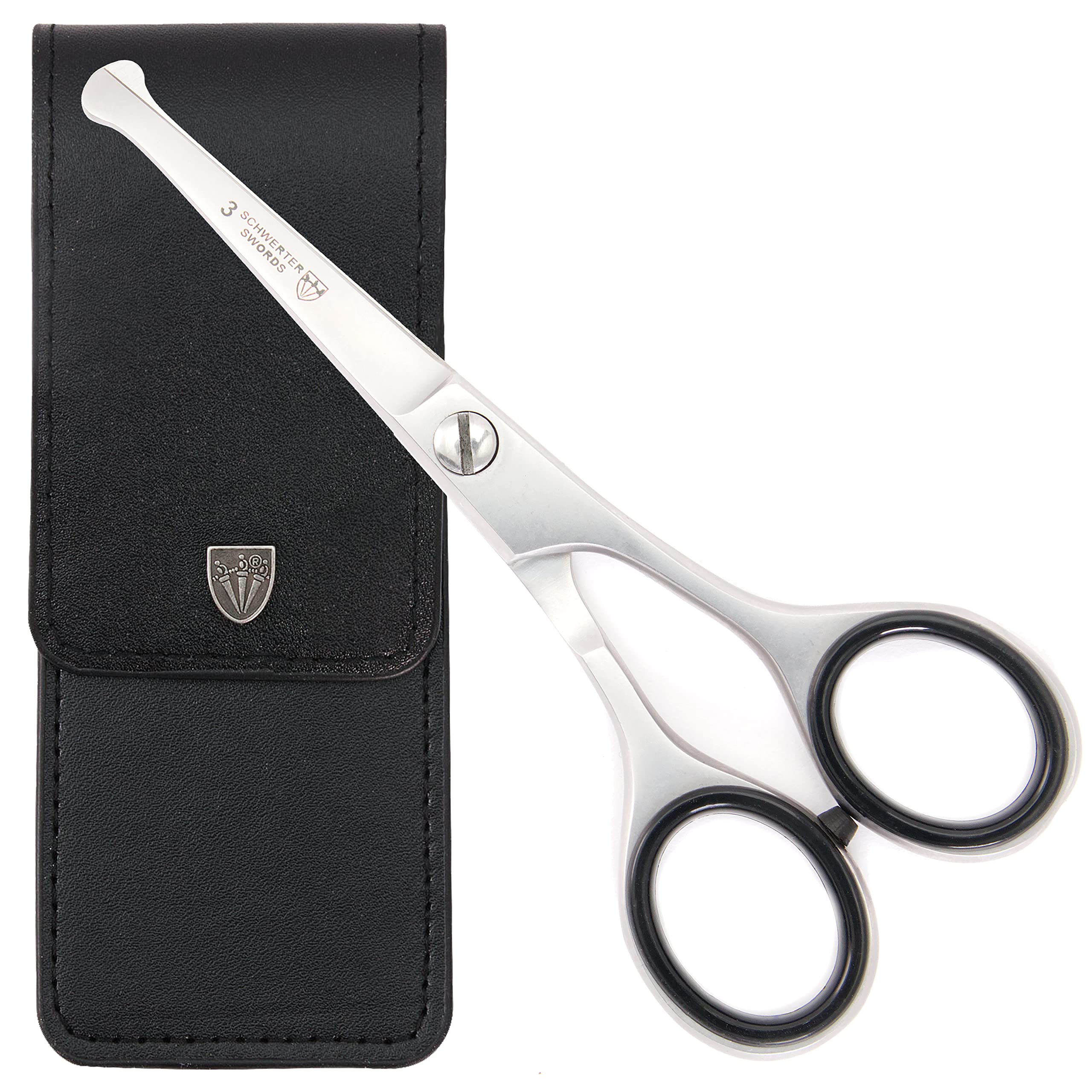 3 Swords Germany nose scissors stainless steel with rounded tip for gentle grooming