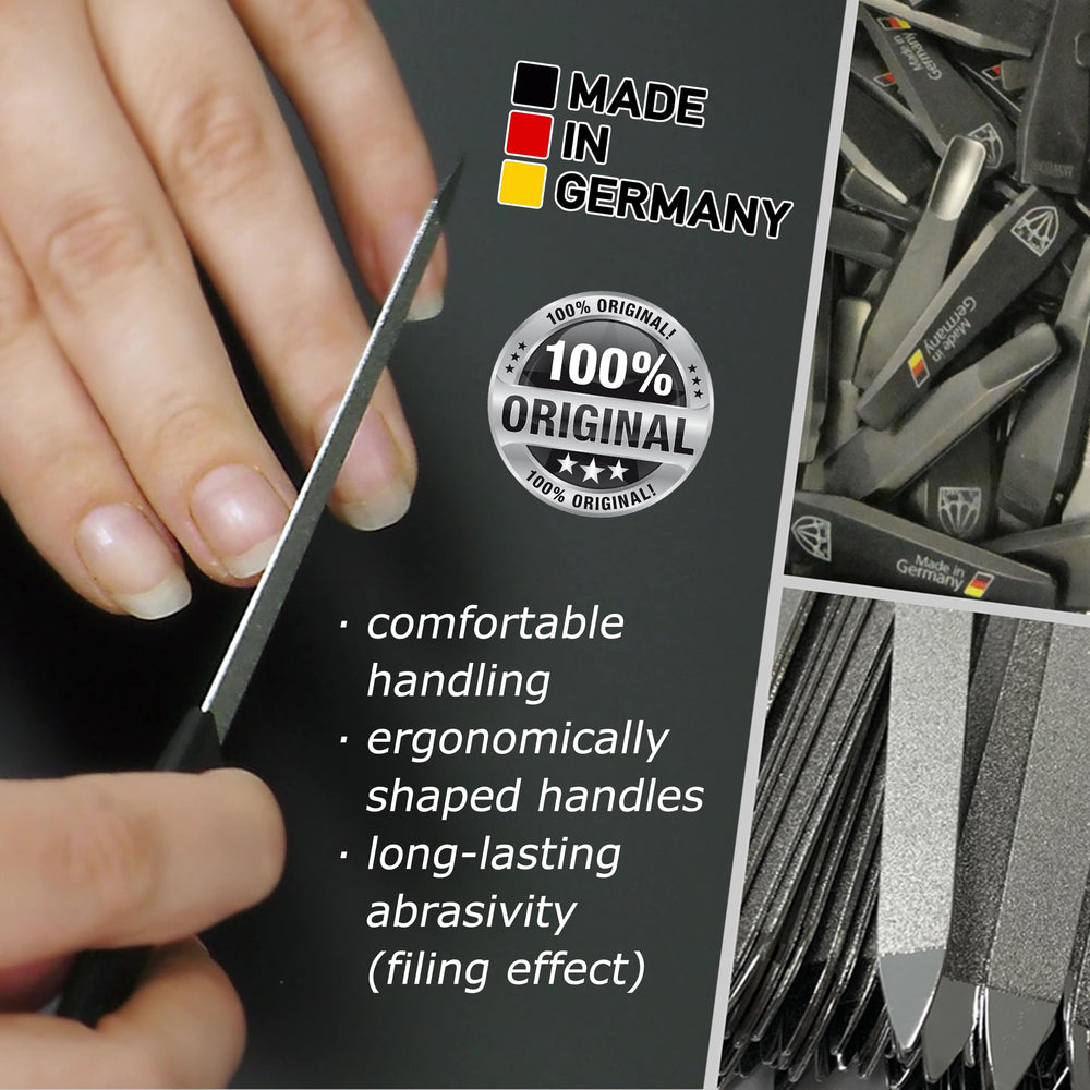 3 Swords Germany sapphire nail files 5-9 inch for longer reach and smoothing