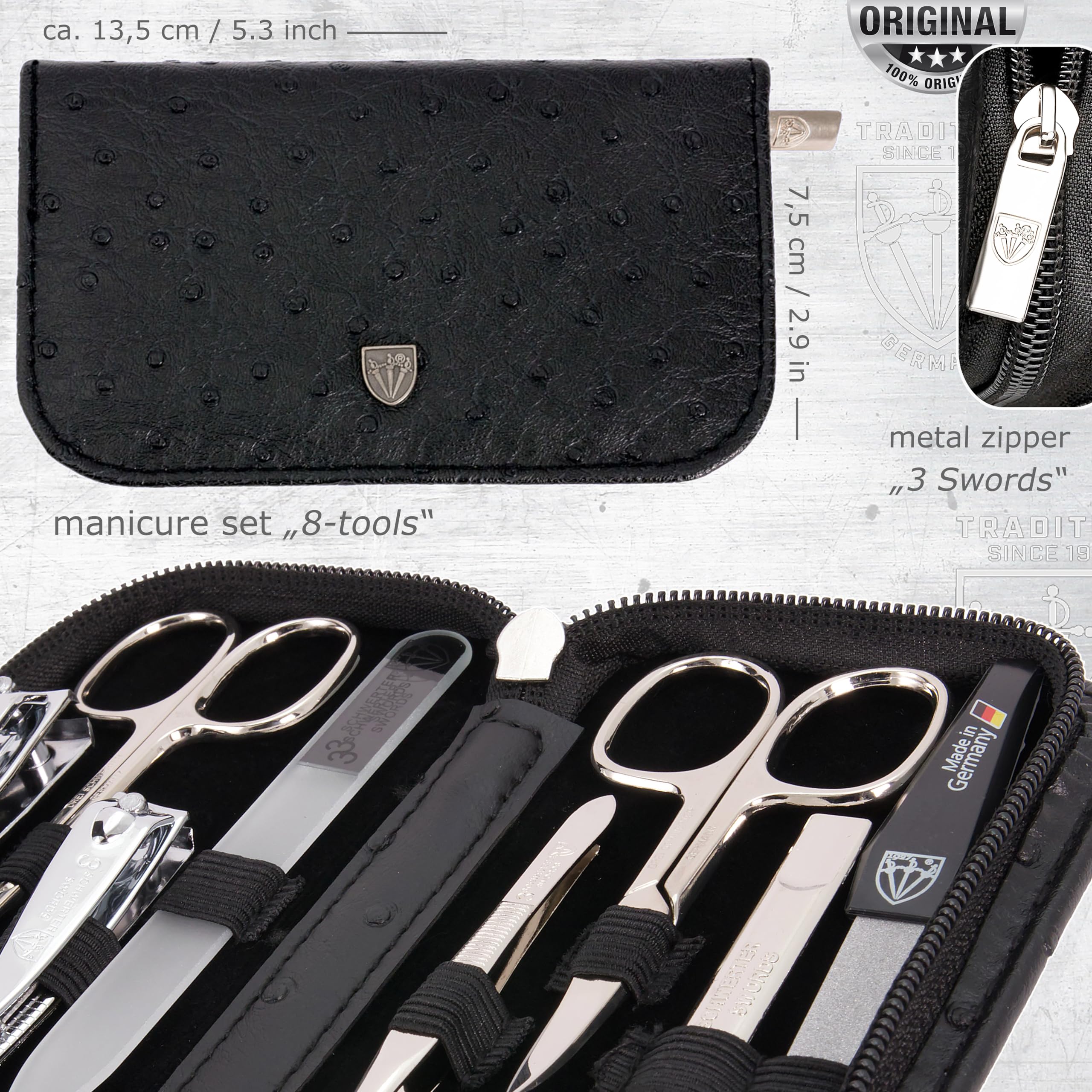 3 Swords Germany toe nail clipper close-up showing sharp cutting and hygiene.
