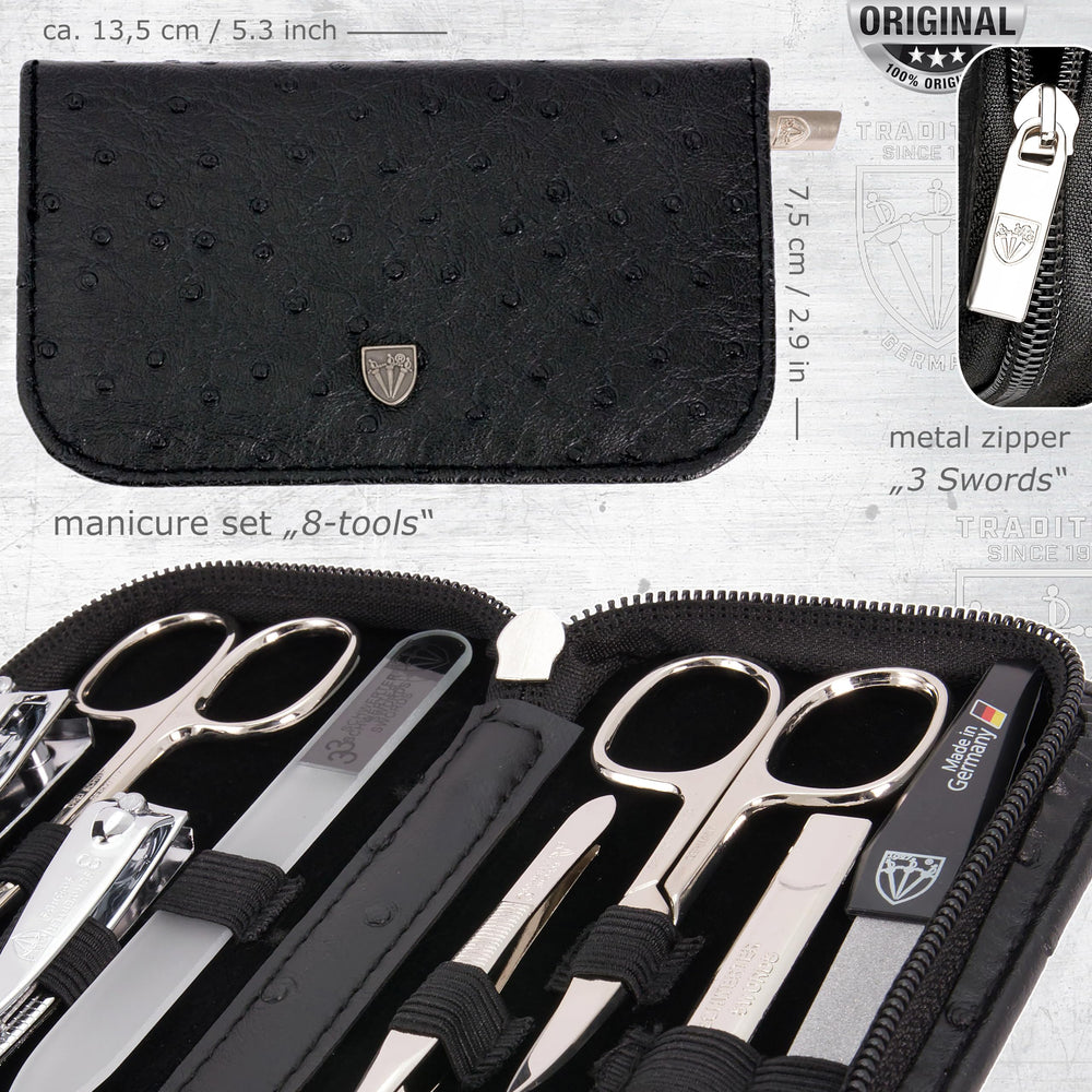 3 Swords Germany toe nail clipper close-up showing sharp cutting and hygiene.