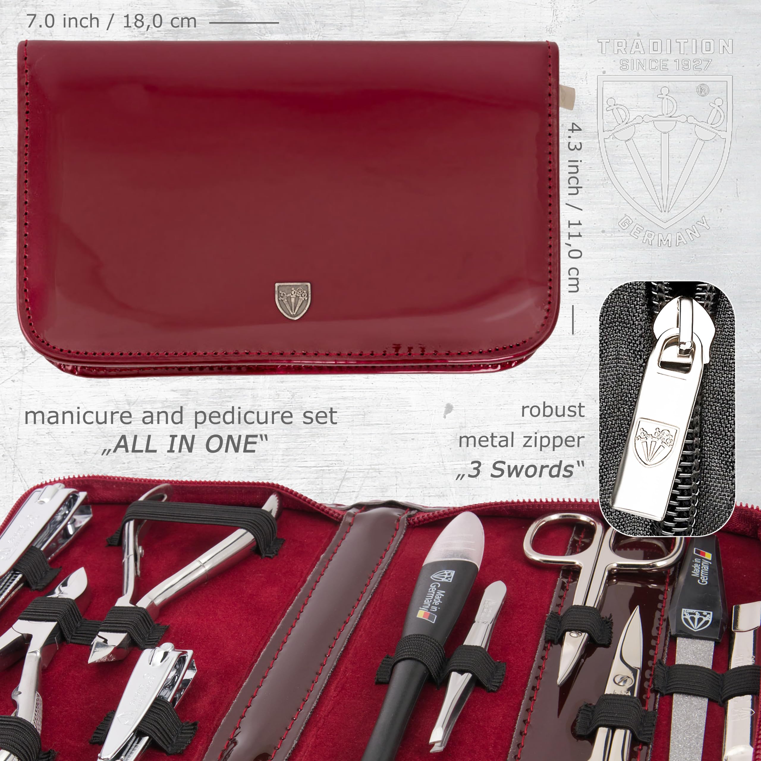 3 Swords Germany tweezers enable precise grip for effortless grooming.