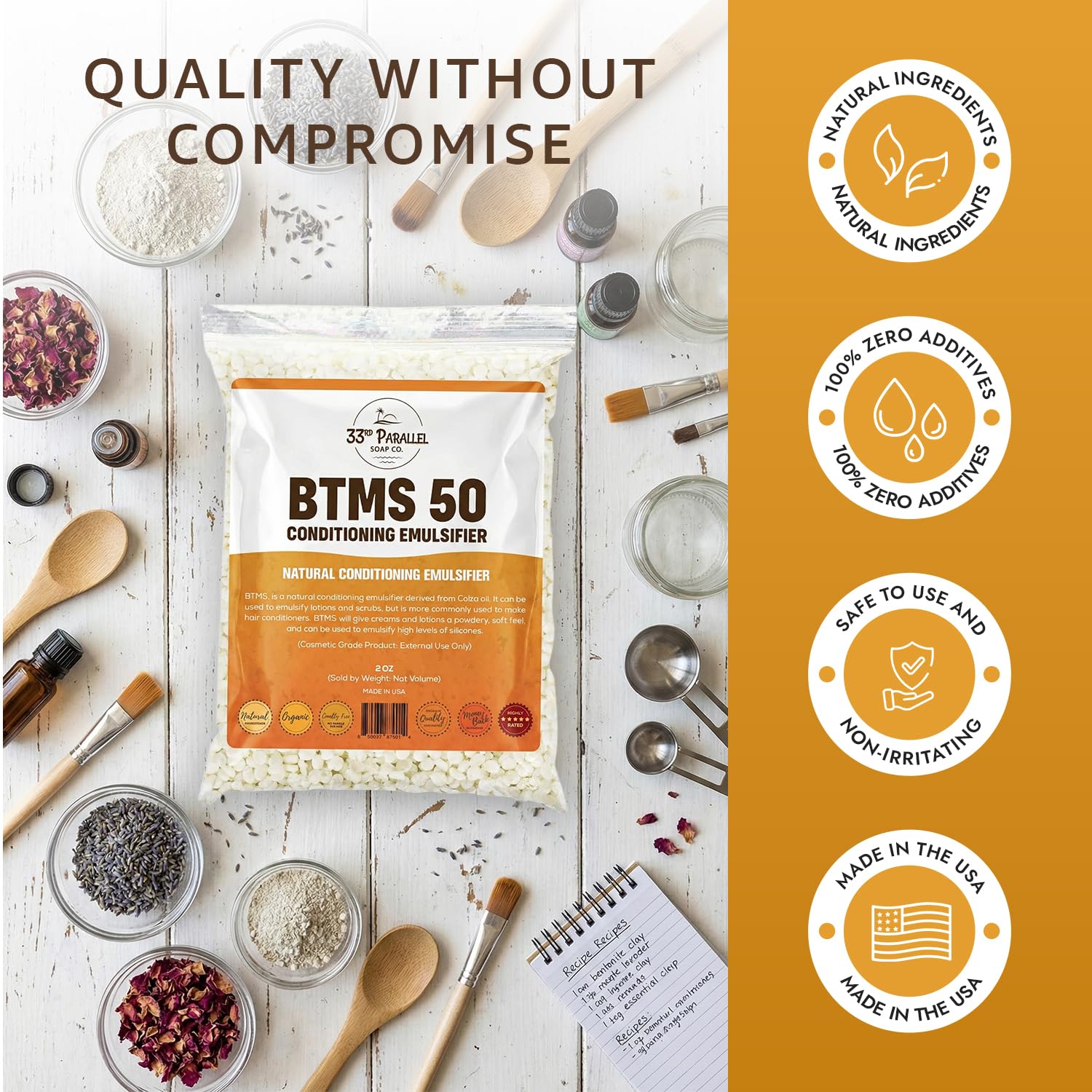 33rd Parallel BTMS 50 suits shampoos for smoother, more manageable hair