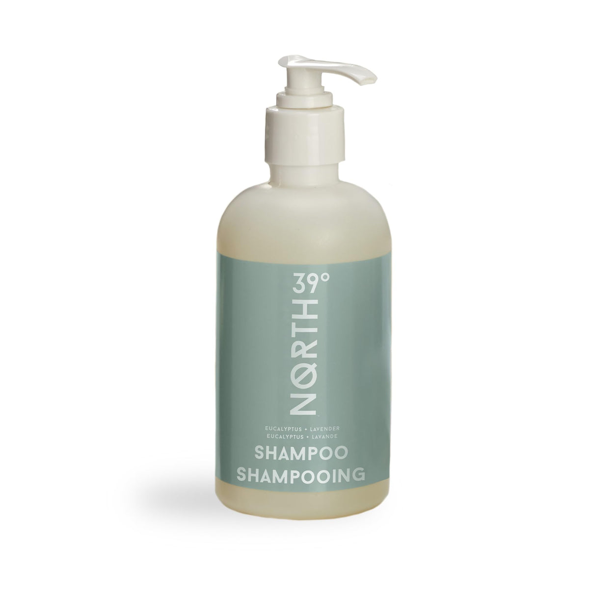 39° North Shampoo eucalyptus lavender bottle for a refreshing daily cleanse.