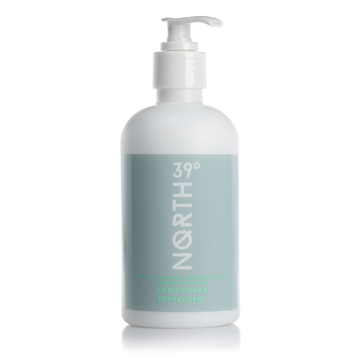 39° North Conditioner bottle with eucalyptus and lavender for a spa-like cleansing ritual.