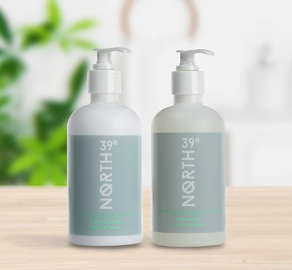 39° North conditioner eucalyptus lavender bottle moisturizes for smoother hair