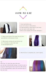 3QUZ temporary hair color spray offers vibrant shades for kids and adults