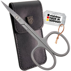 3 Swords Germany curved cuticle scissors closeup for precise trimming in manicure routines.