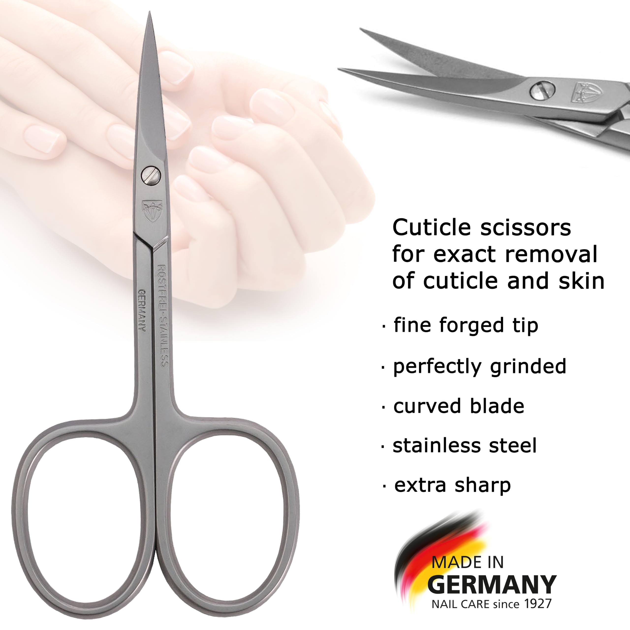 3 Swords Germany inox stainless-steel finish highlights durable blades for long-lasting use.