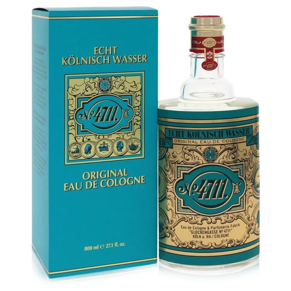 4711 Cologne 27oz bottle front view for everyday freshness and long-lasting signature scent