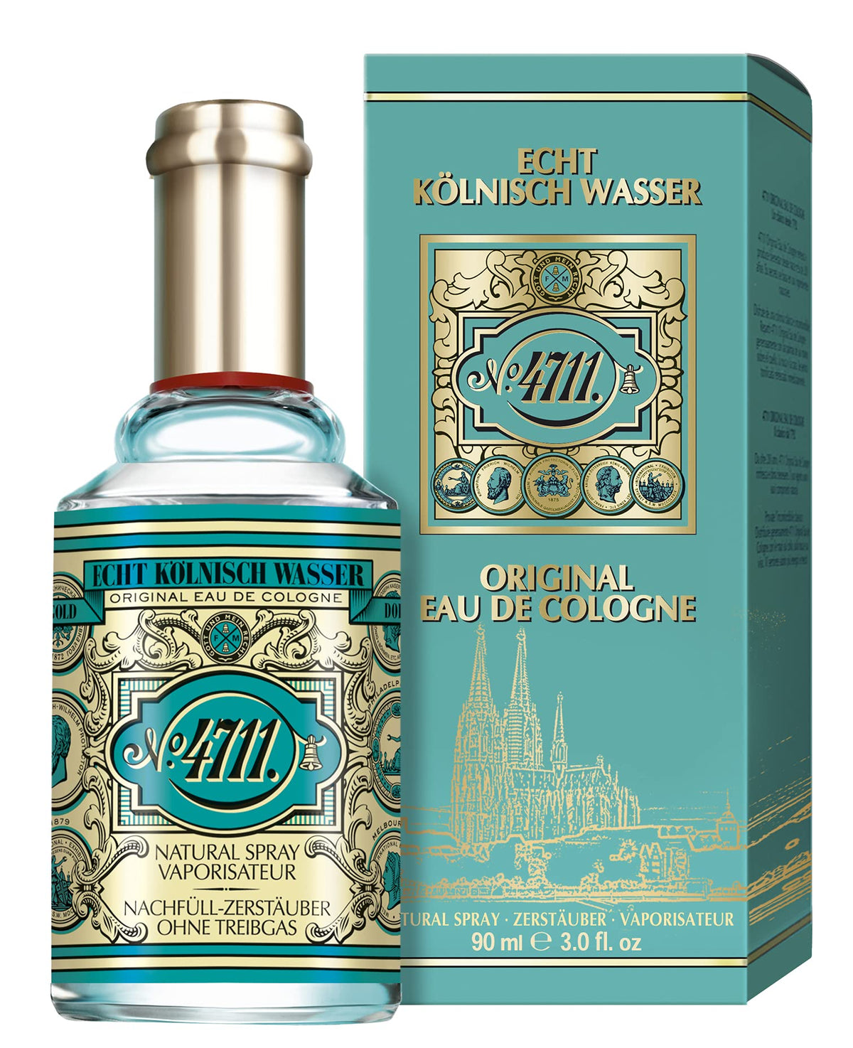 4711 by Muelhens bottle front, timeless unisex fragrance for everyday wear.