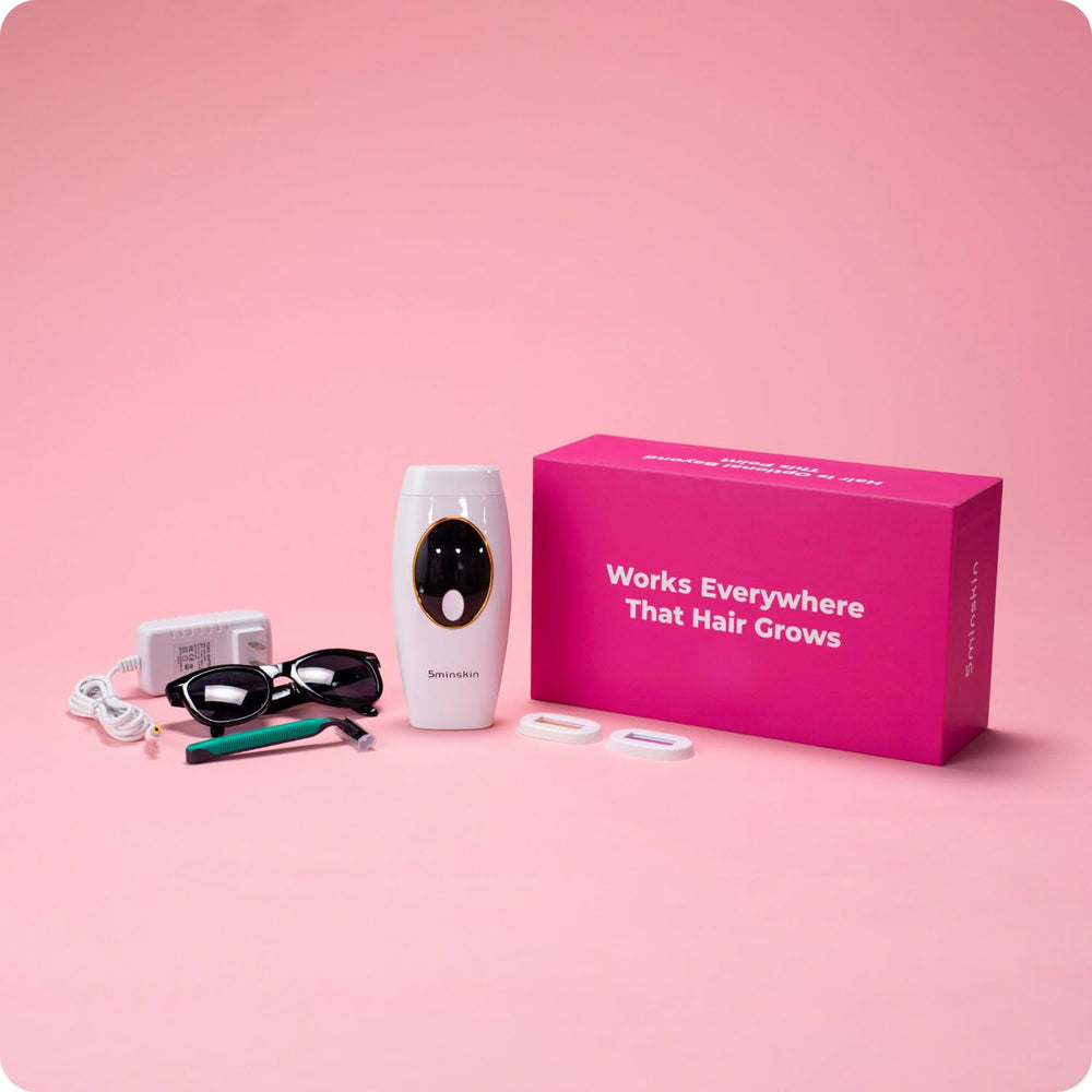 5minskin Hair Laser Removal Handset 2.0 compact-storage emphasizes travel-friendly design