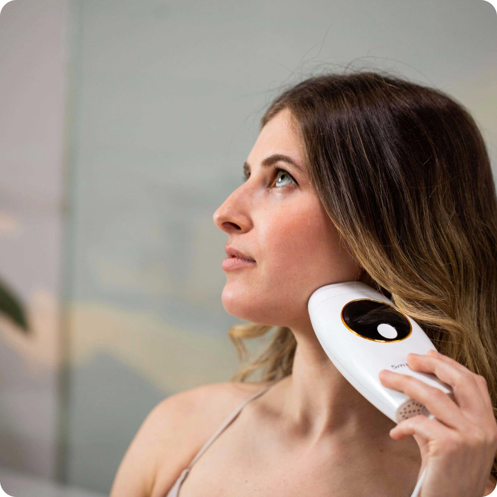 5minskin Hair Laser Removal Handset 2.0 side view showing portable design for home sessions