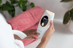 5minskin Hair Laser Removal Handset 2.0 usage instructions image demonstrates simple setup