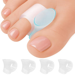 5 STARS UNITED front packaging showing clear gel toe spacers and benefits