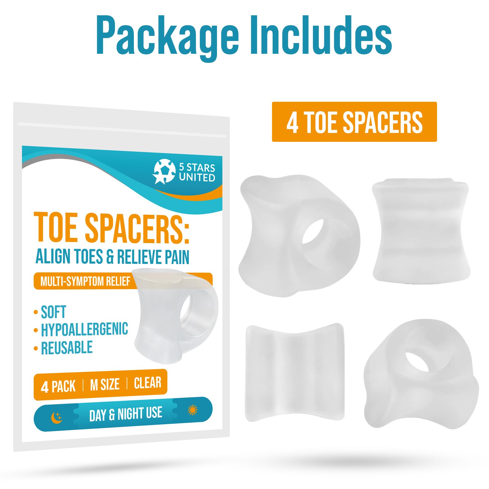 5 STARS UNITED toe spreader being used during yoga for better alignment