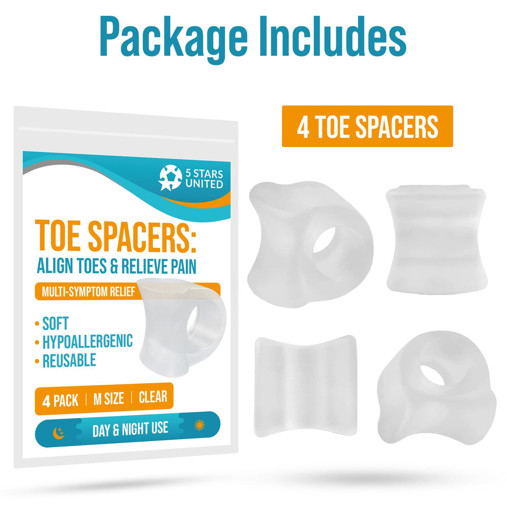 5 STARS UNITED toe spreader being used during yoga for better alignment