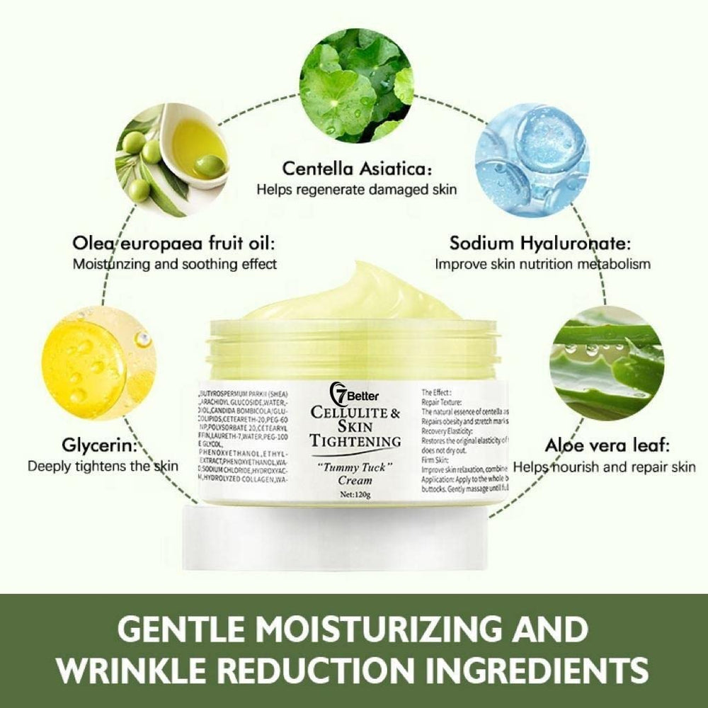 7better Natural ingredients cream packaging emphasizes natural, hydrating formula for sensitive skin.