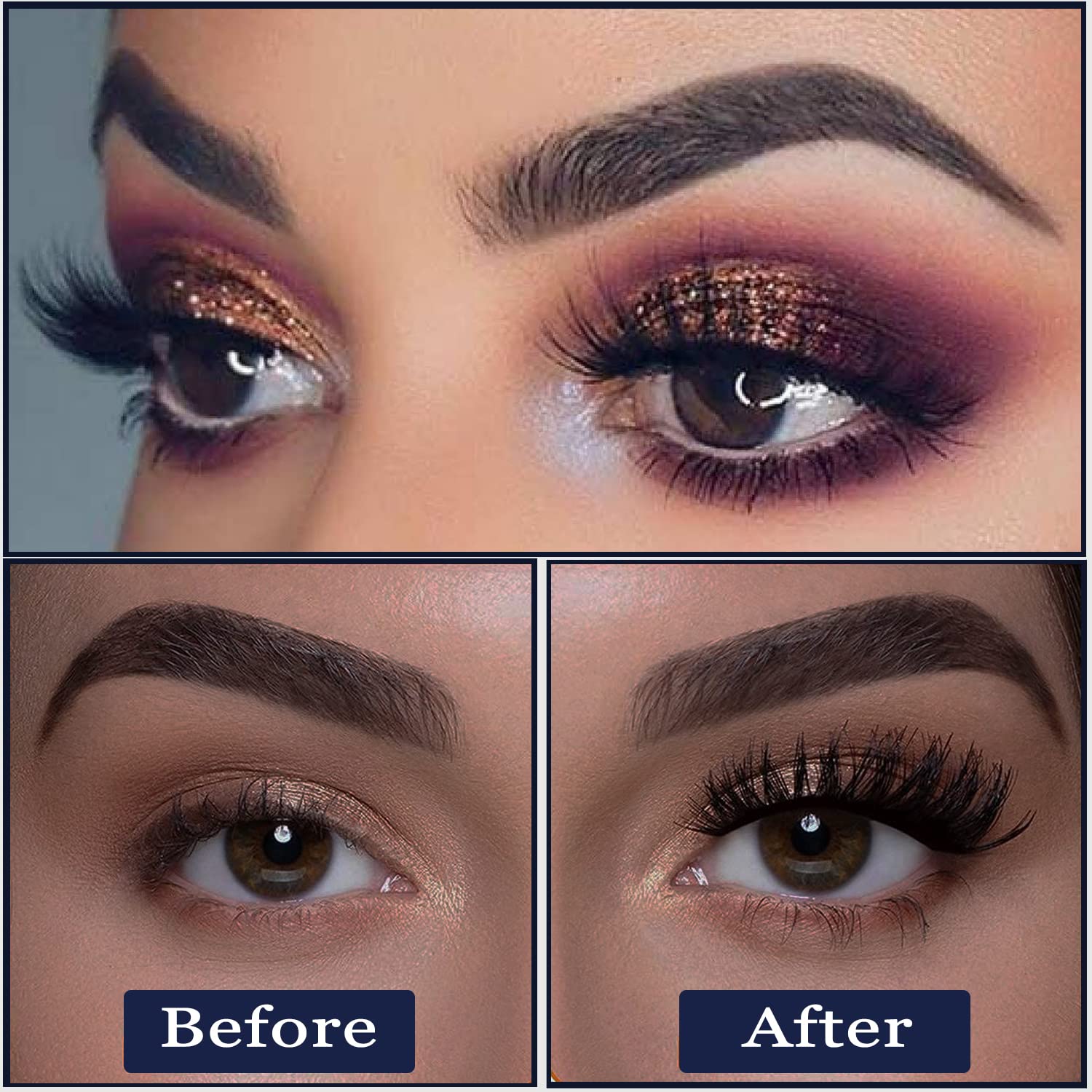 7C SevenCrown easy-apply magnetic set for quick lash upgrades