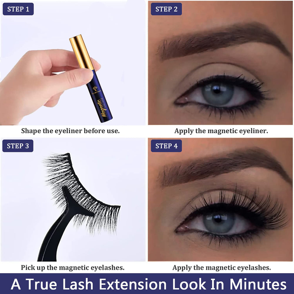 7C SevenCrown natural-looking lashes enhance eyes with subtle volume