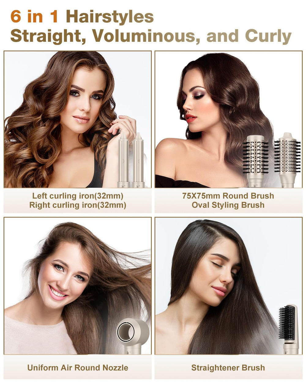7MAGIC auto-wrap curler with two-direction curling demonstrates hands-free volume