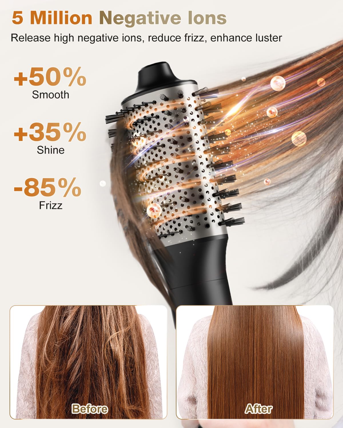 7MAGIC Fast-drying airflow in action shortens styling time.