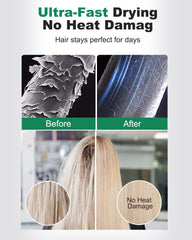 7MAGIC ionic airflow reduces frizz for smooth hair