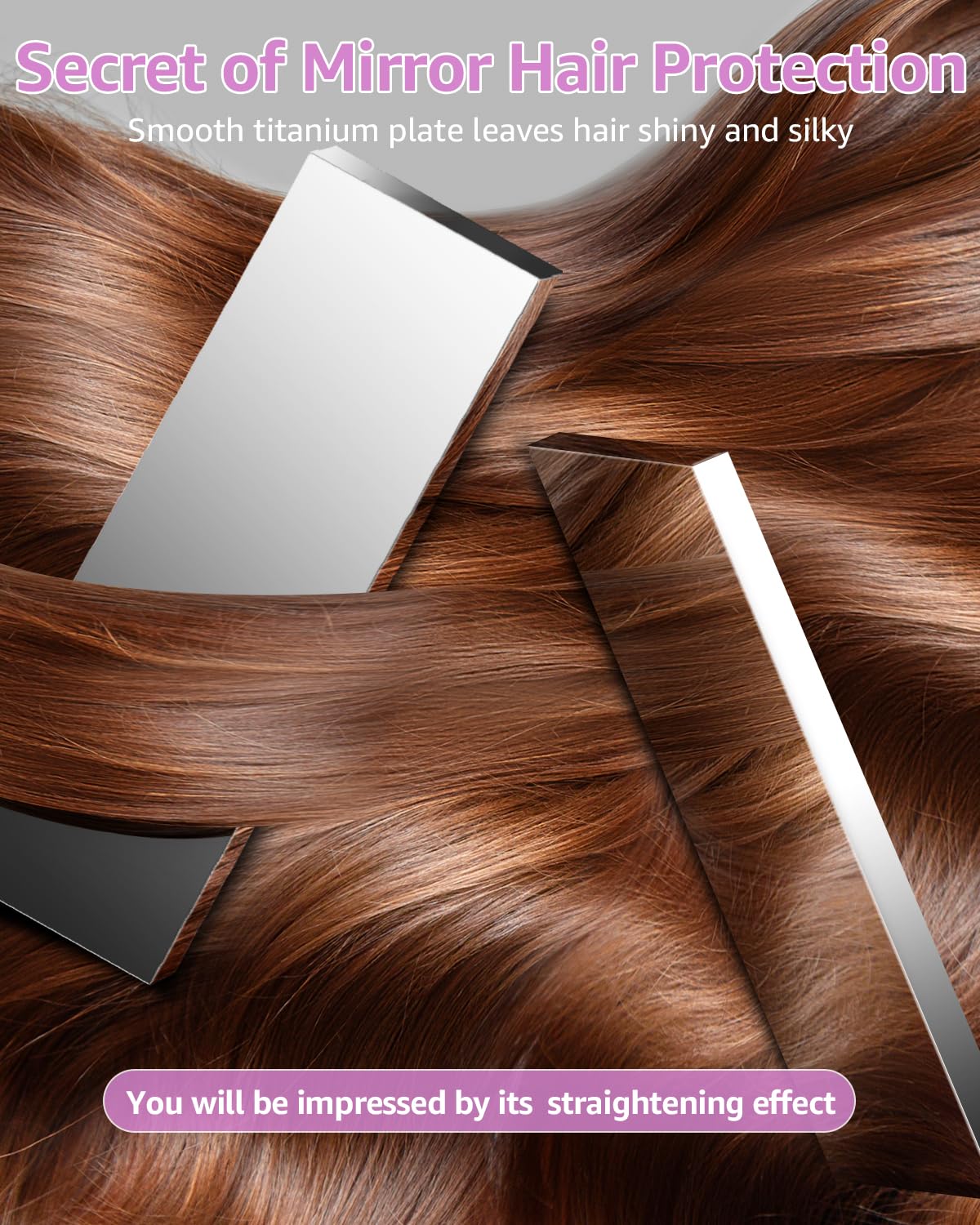 7MAGIC Nano Titanium Hair Straightener compact travel-design image