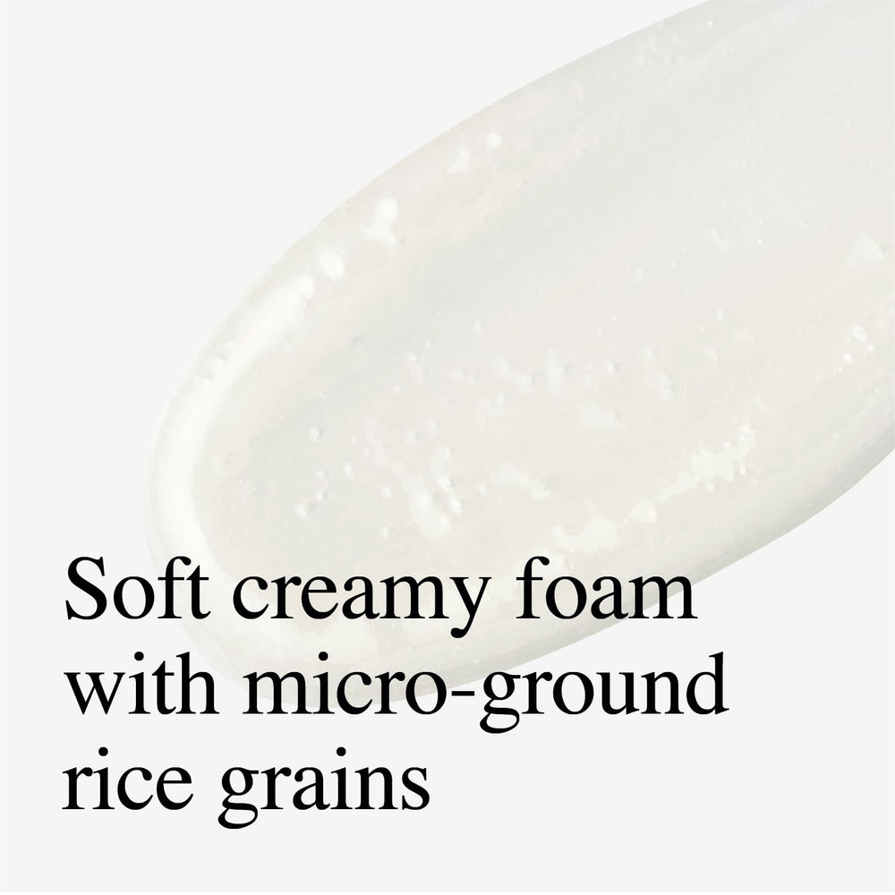 9 Wishes Rice Foaming Cleanser product shot showing skin-friendly formula for all skin types.