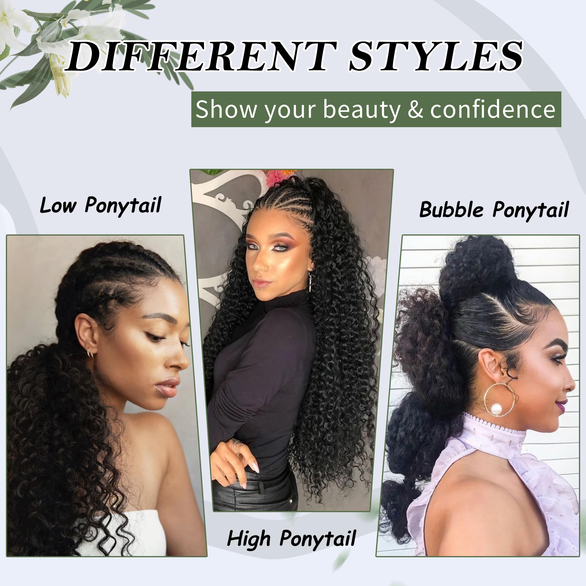 Alebery daily-wear ponytail suitable for weddings or concerts