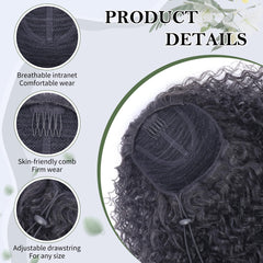 Alebery lightweight ponytail extension designed for all-day comfort