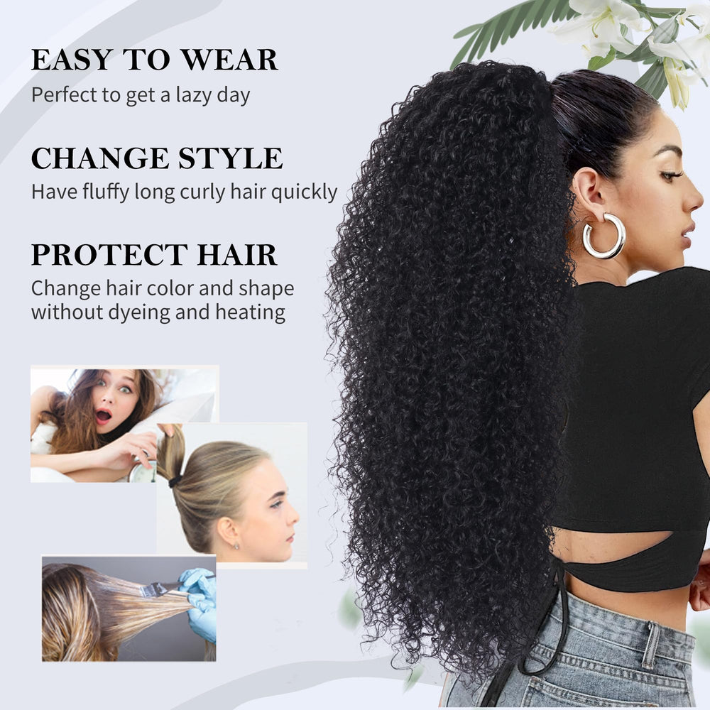 Alebery long-lasting stability ponytail ensures secure fit all day