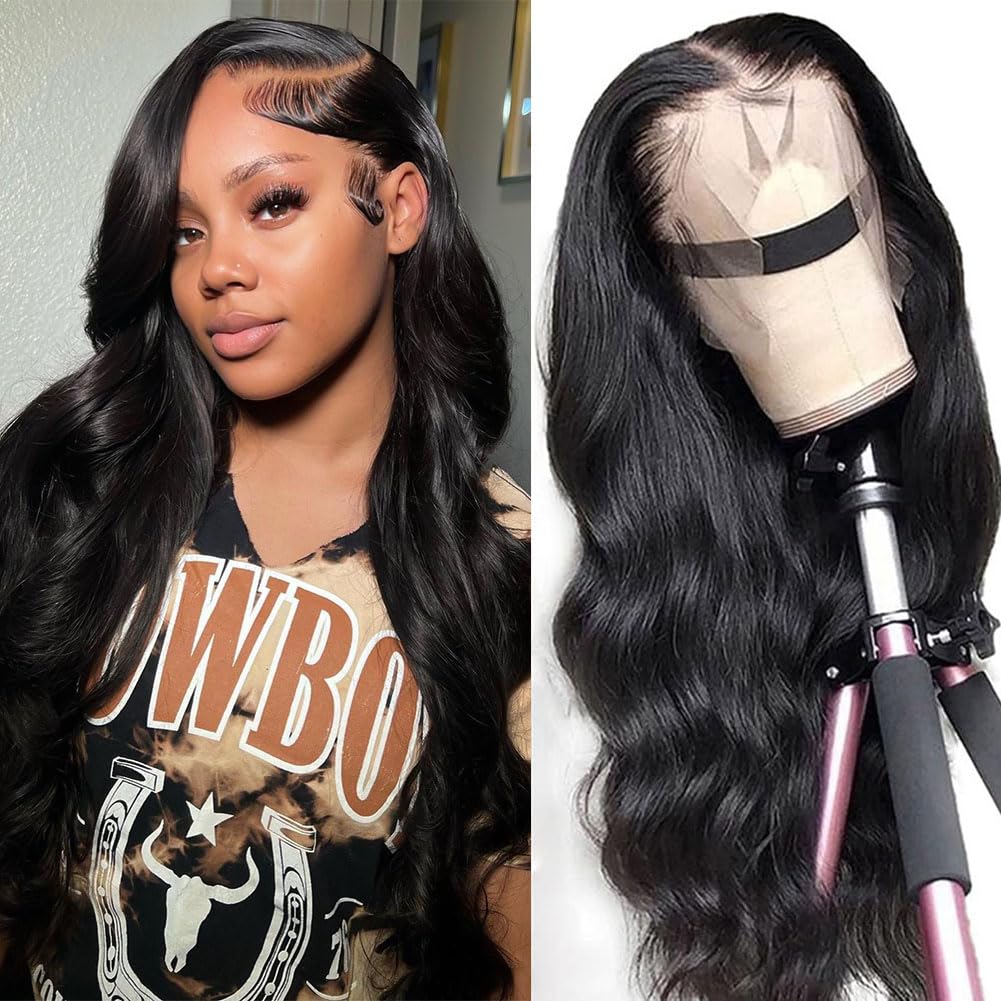 A Future Tongmei 13x4 body wave wig cap construction detail for secure fit.