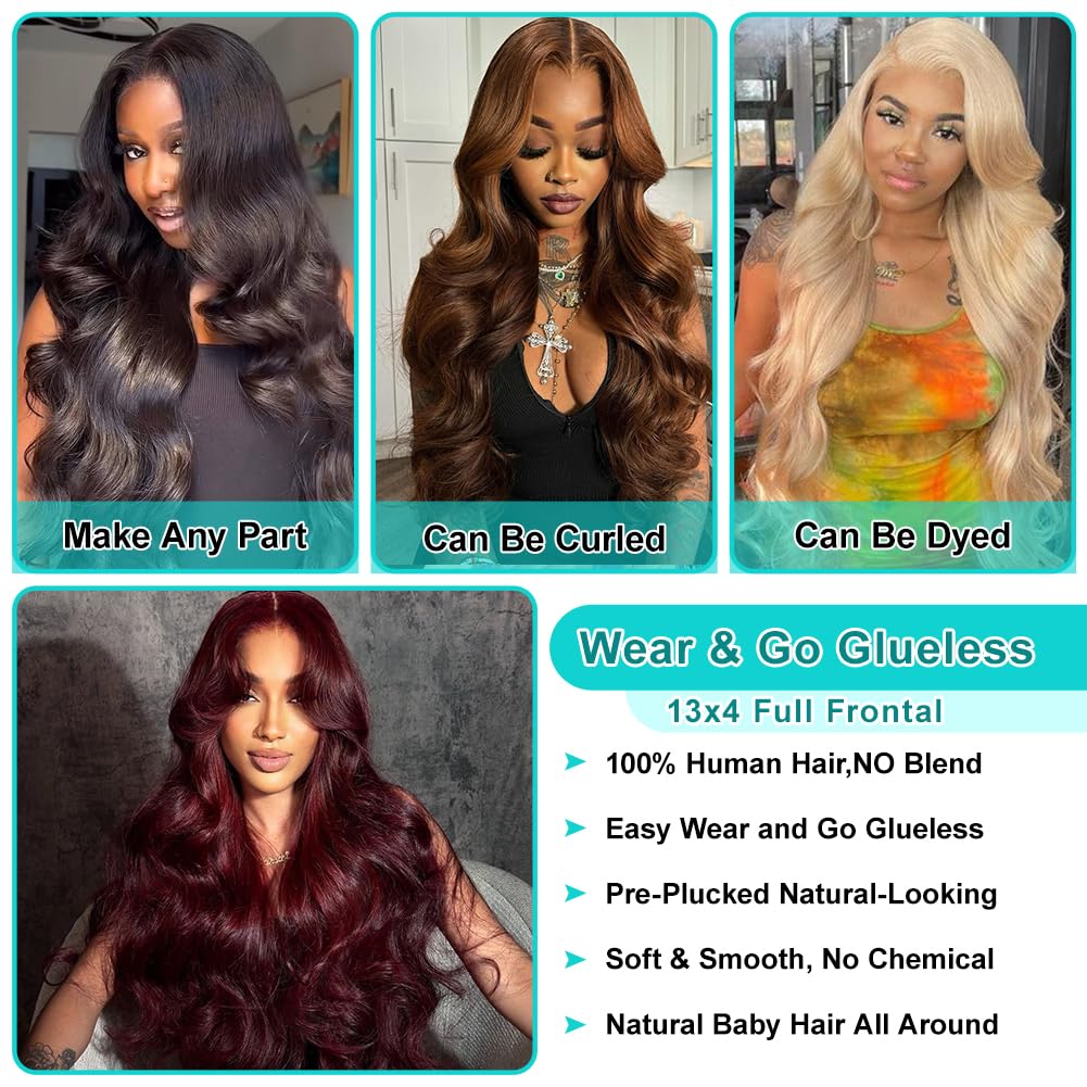 A Future Tongmei 13x4 body wave wig is heat styling friendly.