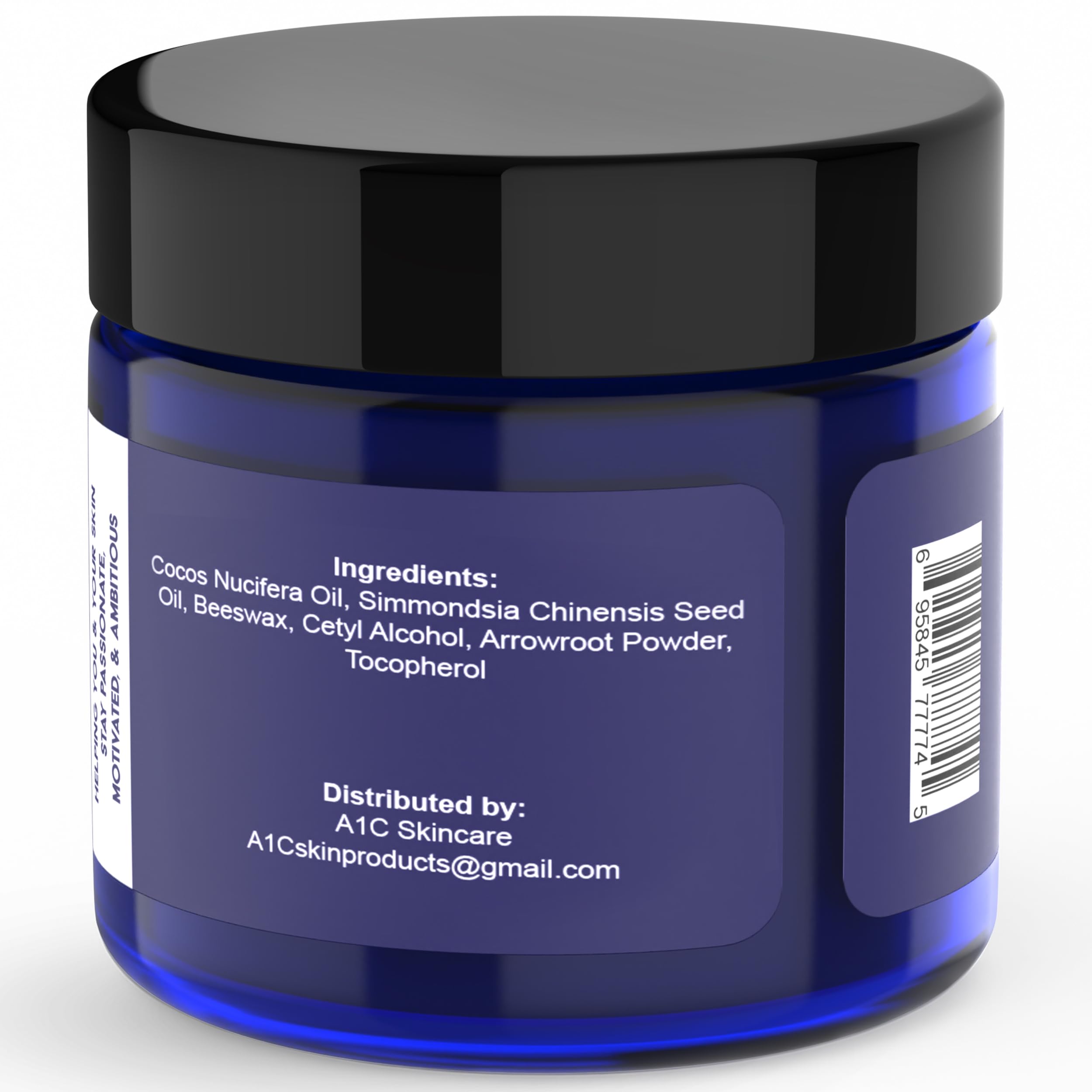 A1C Bold Skincare Diabetic Care Balm 2 oz size for travel and daily use