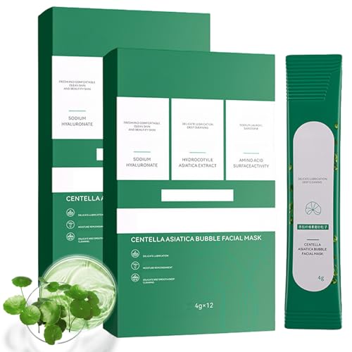 Aacnre Centella Asiatica bubble mask pack for deep cleansing and hydration