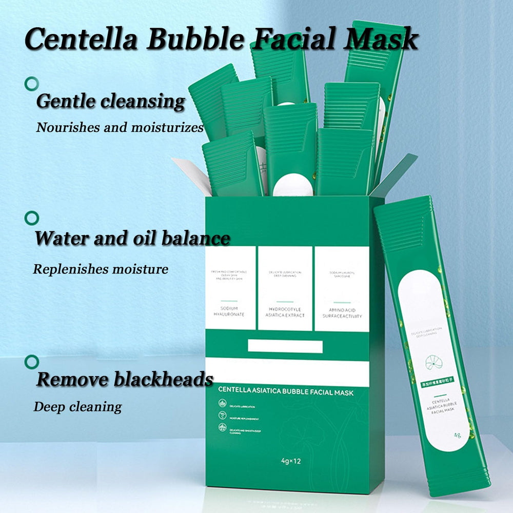 Aacnre Centella foam facial mask with foaming action for hydration