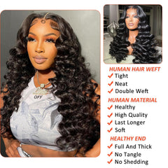 AAKJJ deep wave baby-hair detail for natural edges and ready-to-wear look